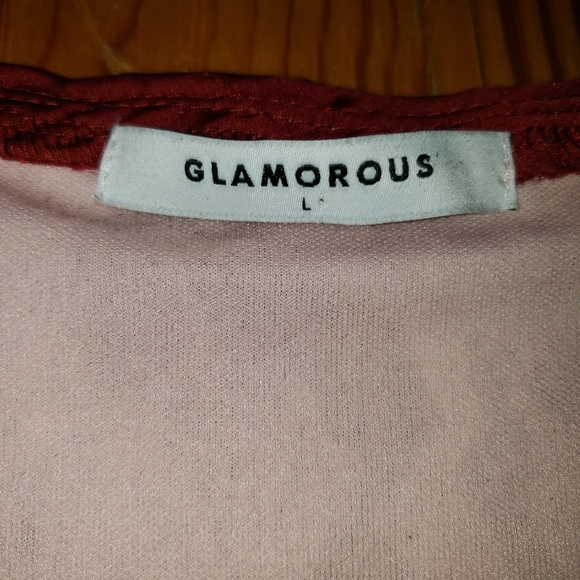 Glamorous Lace Wrap Dress - Picture 5 of 5